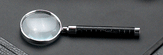 Croco Leather Magnifier, Croco Desk Accessory